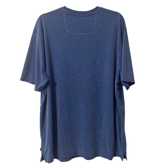 Tommy Bahama Men’s Blue Paradise Around Short Sleeve Activewear T-Shirt Size XL - Picture 4 of 15
